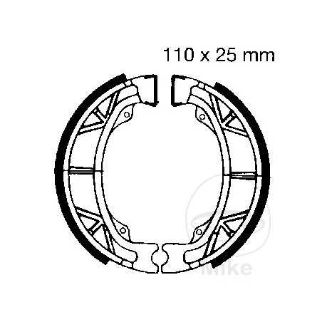 EBC spring brake shoes ALTN: 7327992 737.47.70
