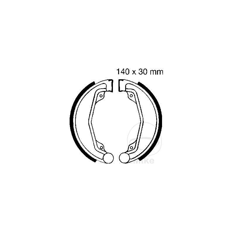 EBC spring brake shoes ALTN: 7860190 732.80.16
