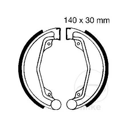 EBC spring brake shoes ALTN: 7860190 732.80.16