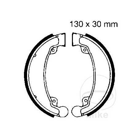 EBC spring brake shoes ALTN: 7860232 732.80.24