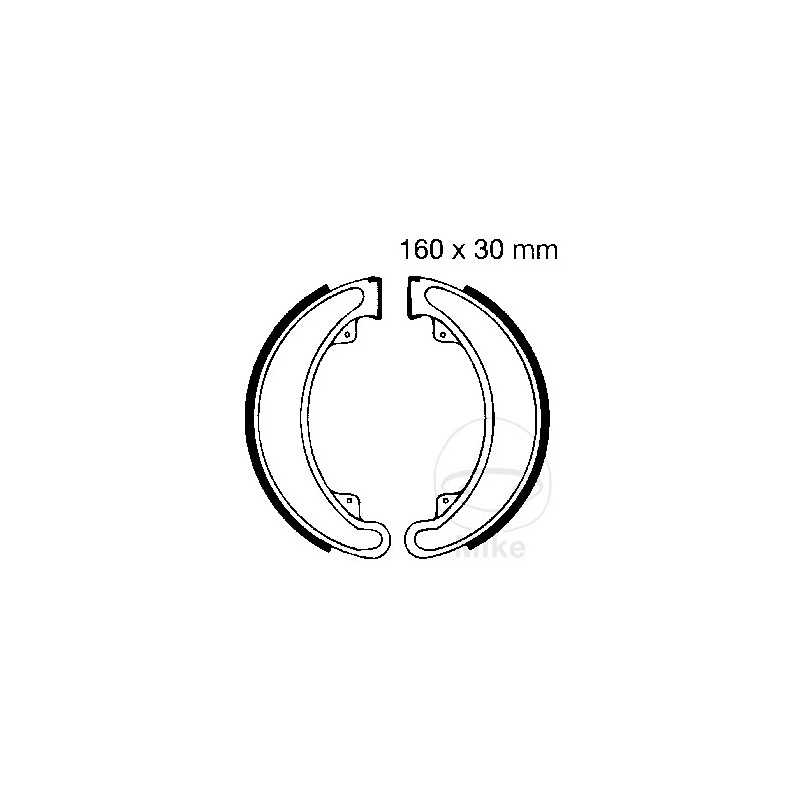 EBC spring brake shoes ALTN: 7860109 732.80.57