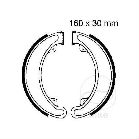 EBC spring brake shoes ALTN: 7860109 732.80.57