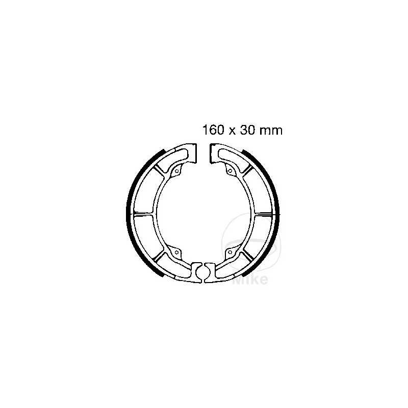 EBC spring brake shoes 732.80.73