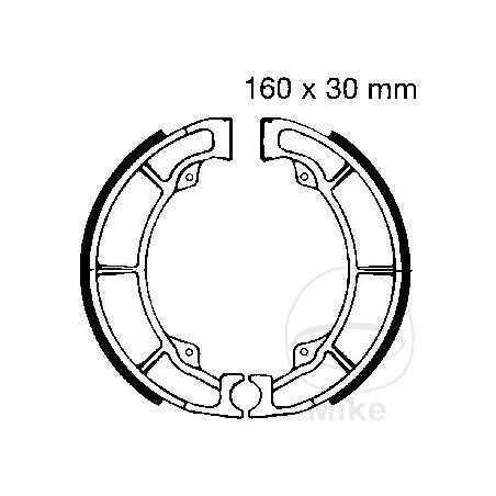 EBC spring brake shoes 732.80.73