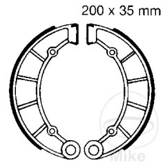 EBC spring brake shoes 732.81.15