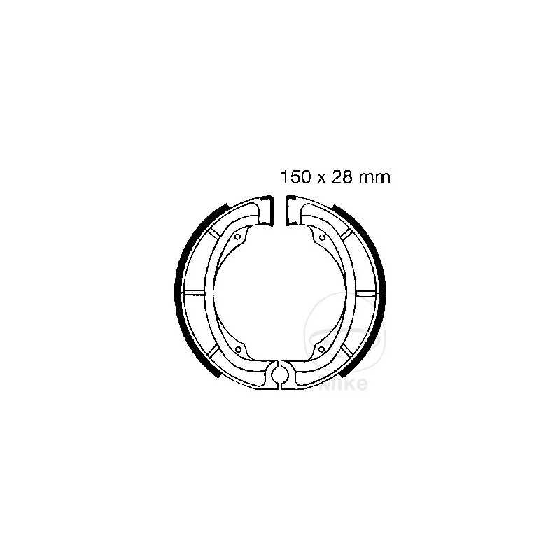 EBC spring brake shoes 732.81.23