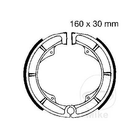 EBC spring brake shoes ALTN: 7860356 732.81.49