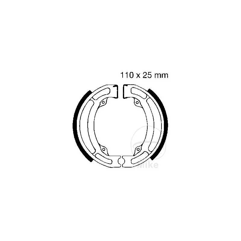 EBC spring brake shoes 732.82.14