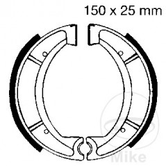 EBC brake shoes without spring ALTN: 7328222 737.39.70
