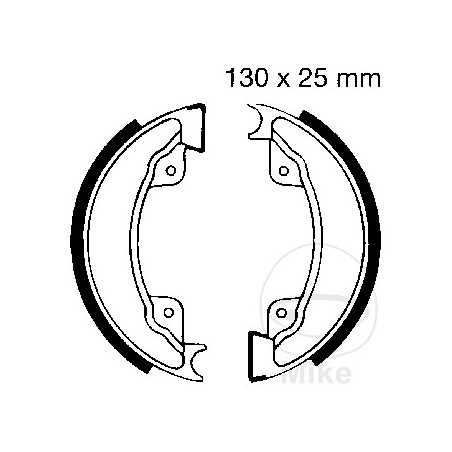 EBC spring brake shoes 732.83.70