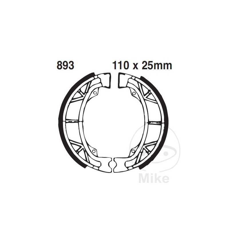 EBC brake shoes without spring 732.90.02