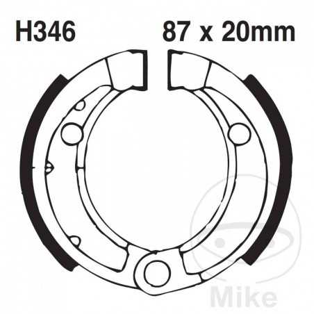 EBC spring brake shoes 737.00.20