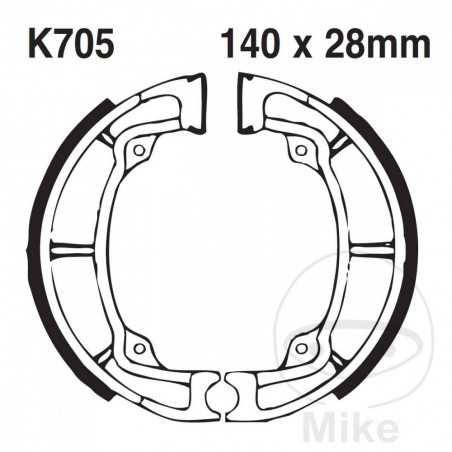 EBC spring brake shoes 737.00.23