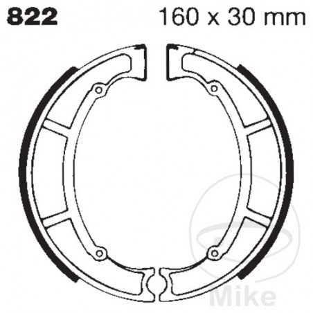 EBC Brake shoes M FED 737.00.26