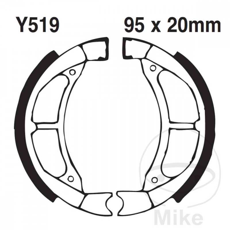 EBC spring brake shoes 737.00.38