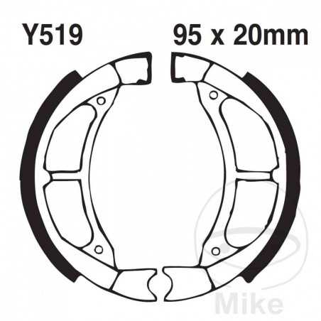 EBC spring brake shoes 737.00.38