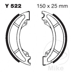 EBC brake shoes without spring 737.00.91