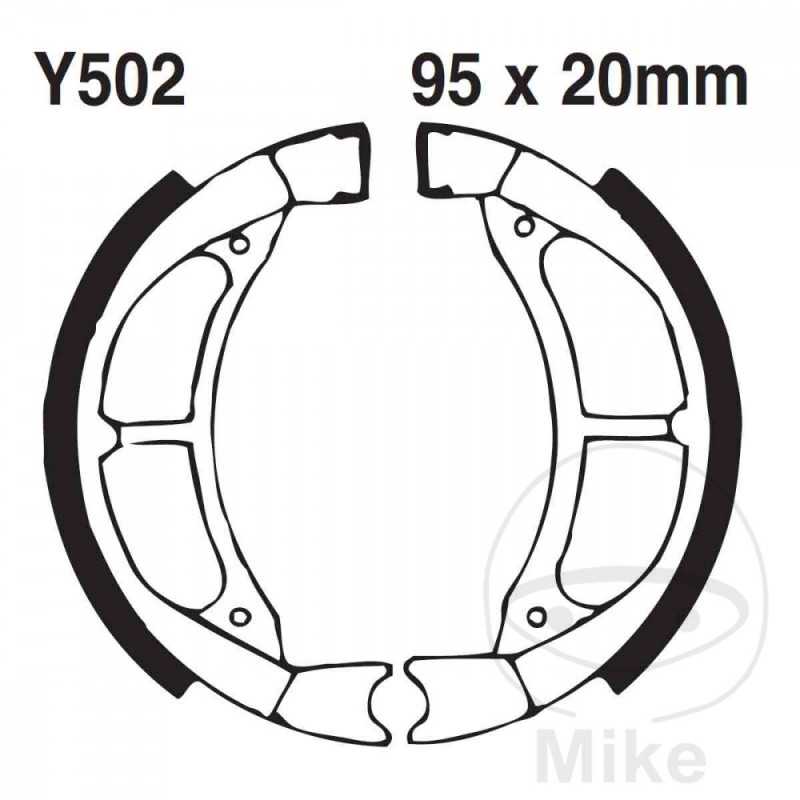 EBC spring brake shoes 737.01.22