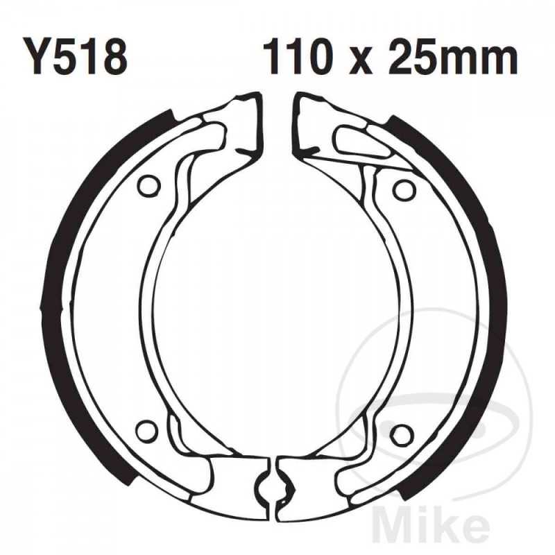 EBC spring brake shoes 737.01.24