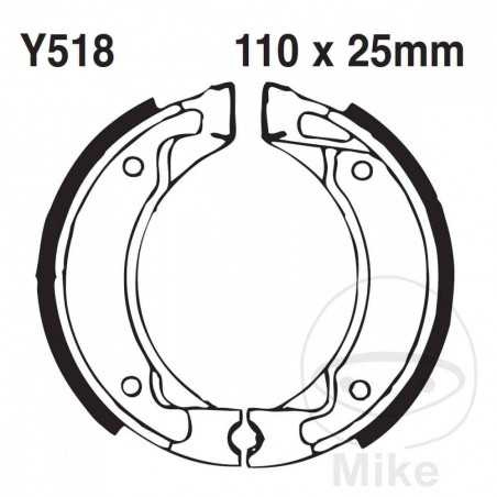 EBC spring brake shoes 737.01.24