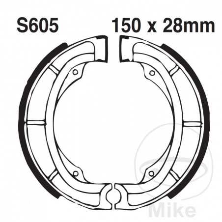 EBC spring brake shoes 737.01.29