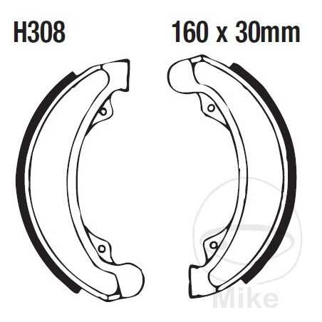 EBC Zapatas de freno sin muelle 737.02.04
