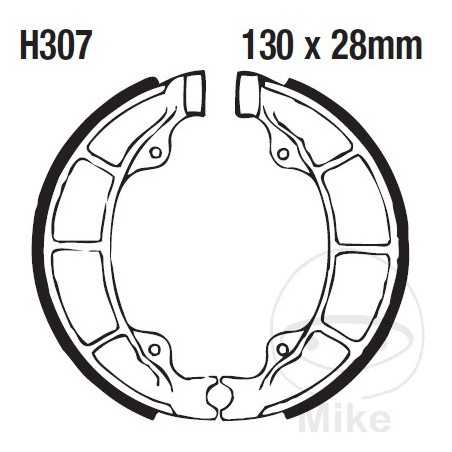EBC spring brake shoes 737.02.08