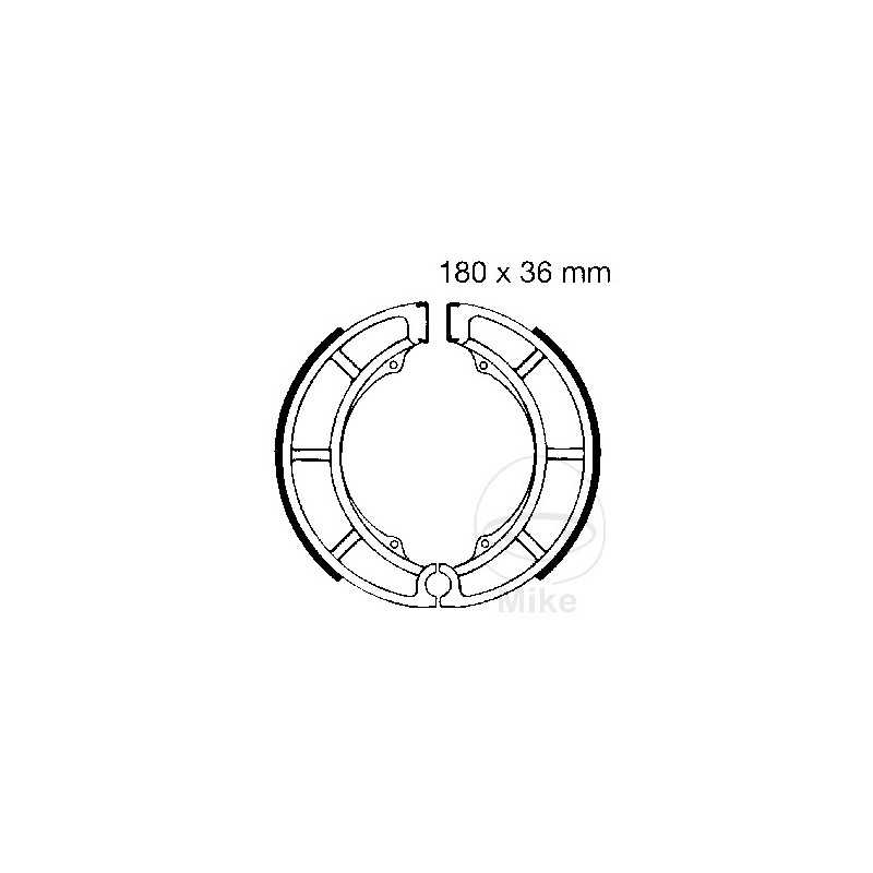 EBC spring brake shoes ALTN: 7860539 737.08.93