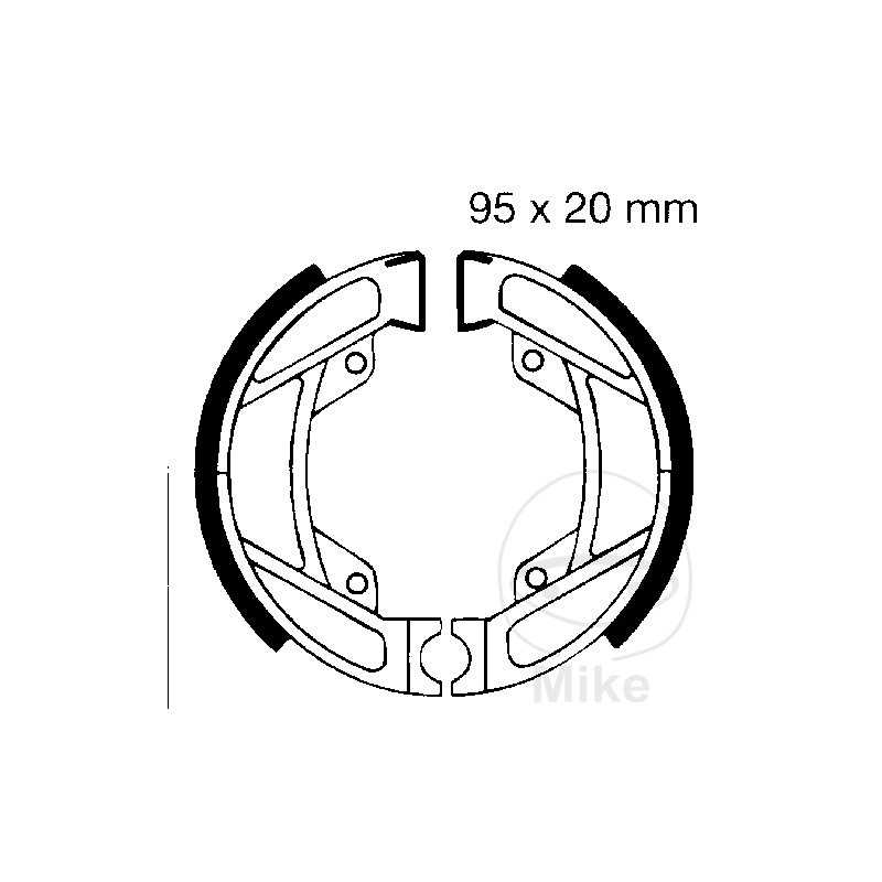 EBC spring brake shoes 737.10.32