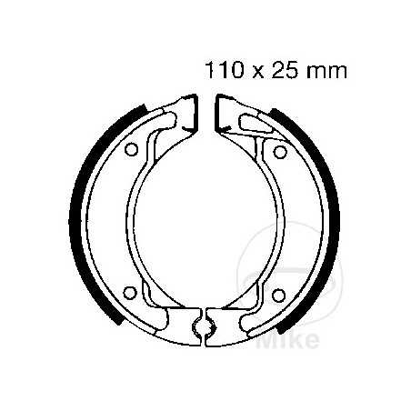 EBC spring brake shoes ALTN: 7860422 737.21.39