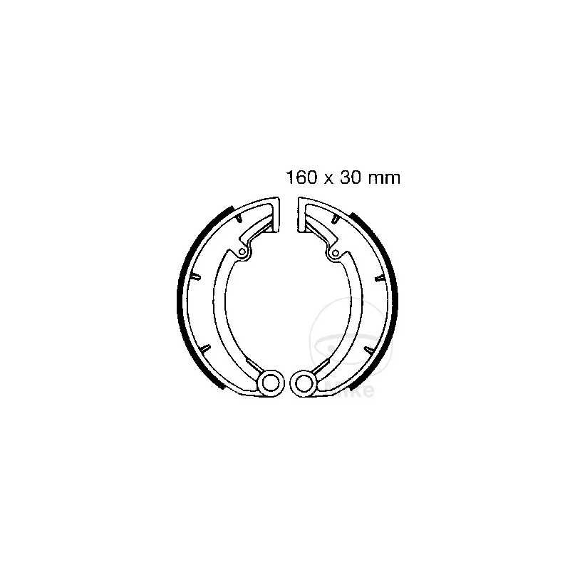 EBC spring brake shoes 737.21.54