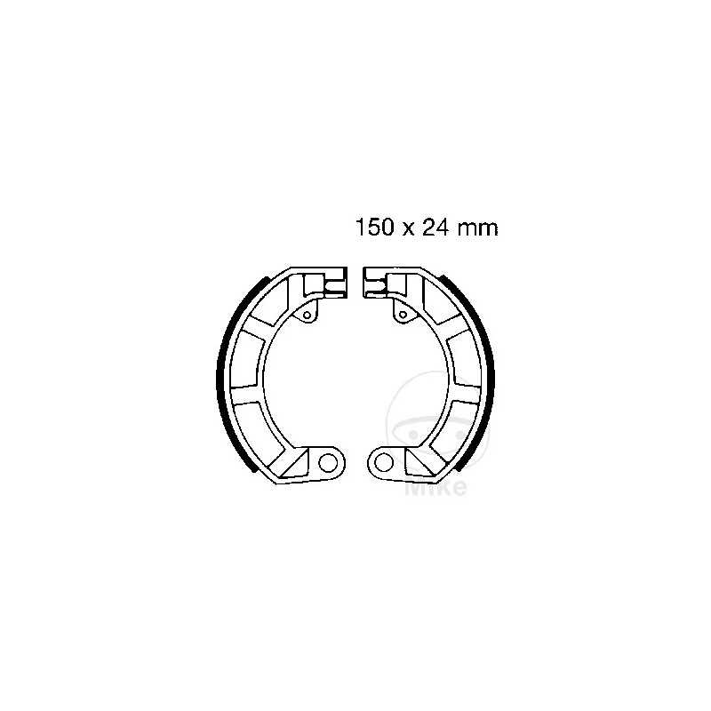 EBC brake shoes without spring 737.21.70