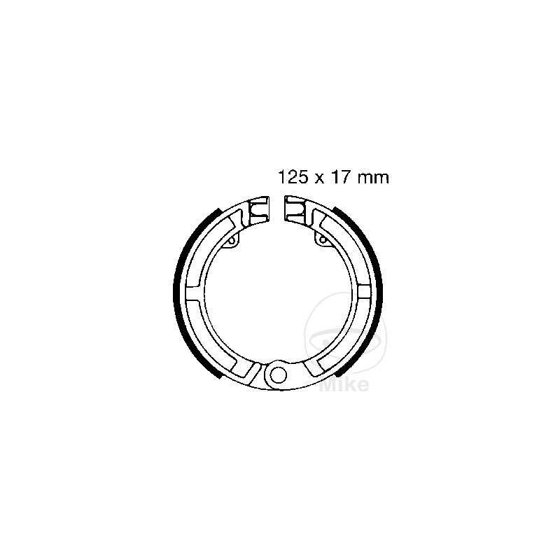 EBC brake shoes without spring 737.21.88
