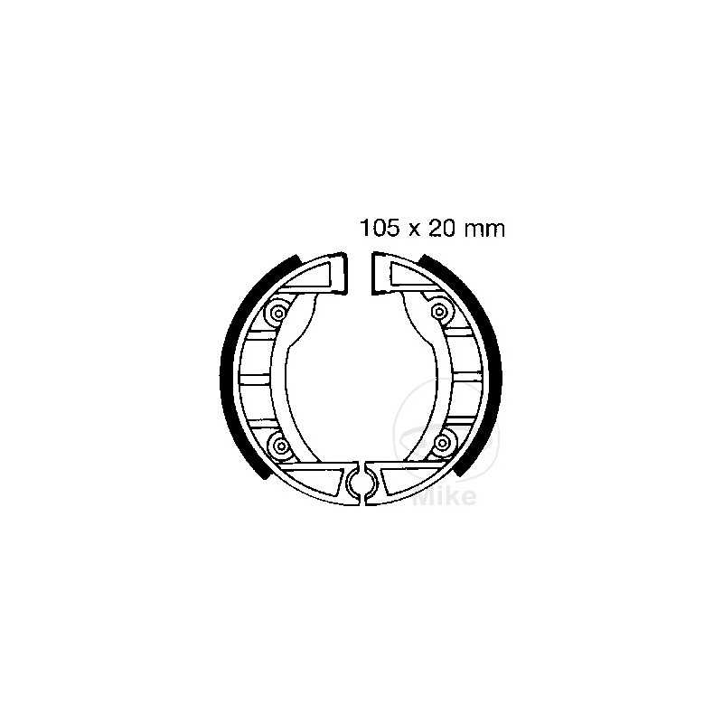 EBC spring brake shoes 737.22.12