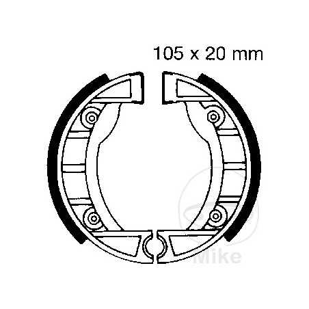 EBC Zapatas de freno con muelle 737.22.12