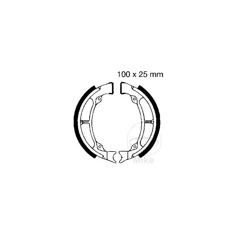 EBC spring brake shoes 737.22.20