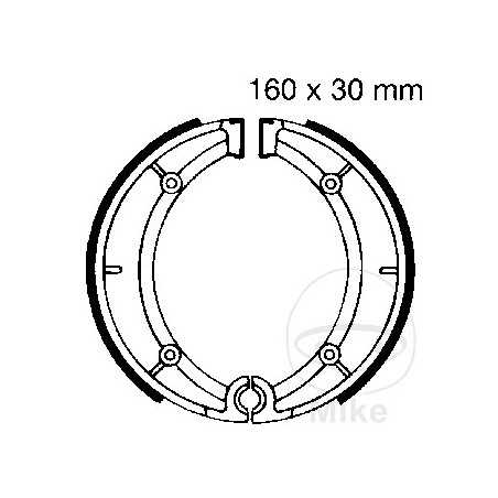 EBC Zapatas de freno sin muelle 737.31.60