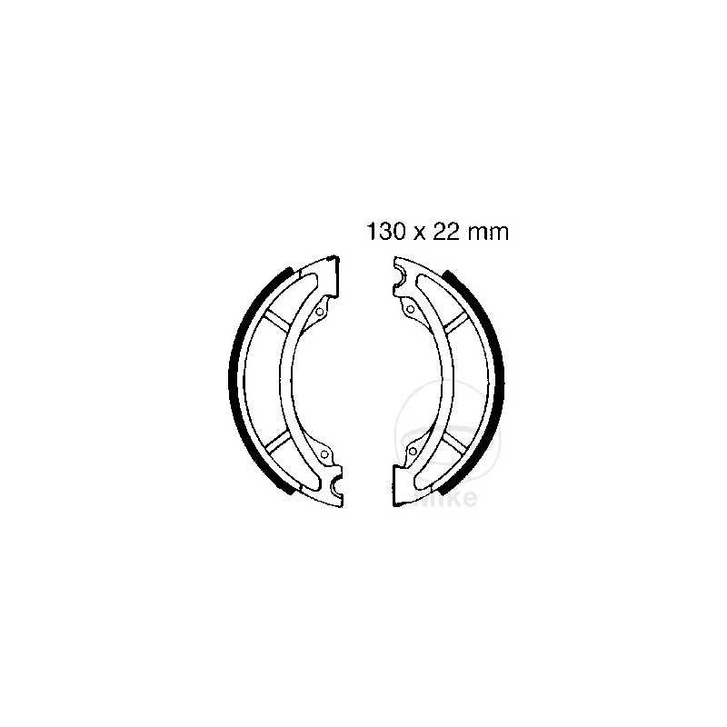 EBC spring brake shoes 737.39.62