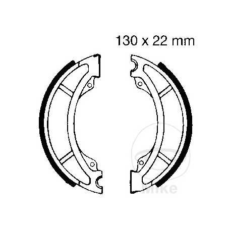 EBC spring brake shoes 737.39.62