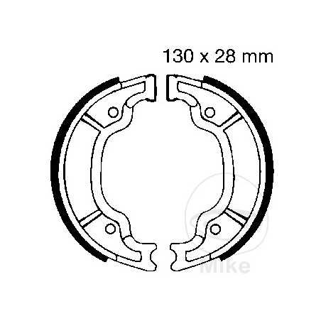 EBC spring brake shoes ALTN:7860836 737.66.43