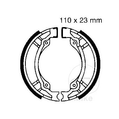 EBC Zapatas de freno sin muelle 737.76.74