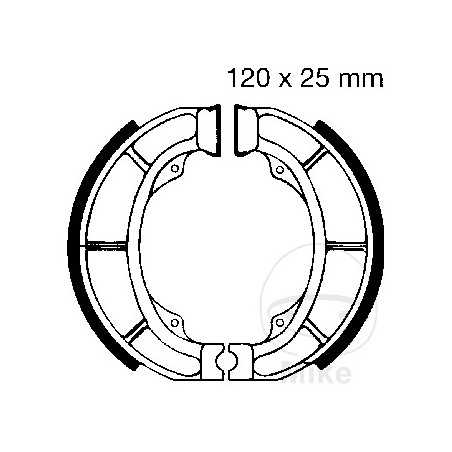 EBC spring brake shoes ALTN:7860786 737.77.32