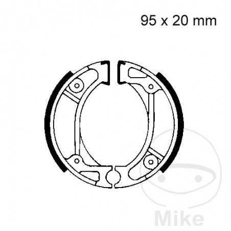EBC spring brake shoes ALTN:7860711 737.84.90