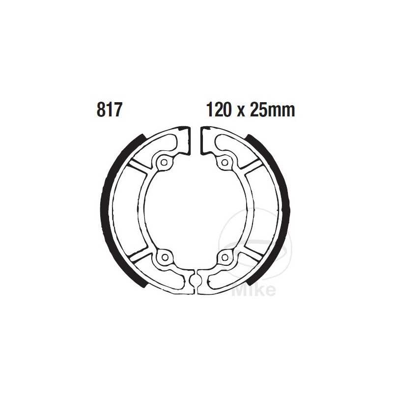 EBC spring brake shoes ALTN:7860950 737.90.68