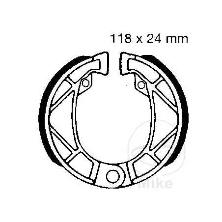 EBC spring brake shoes 737.90.92