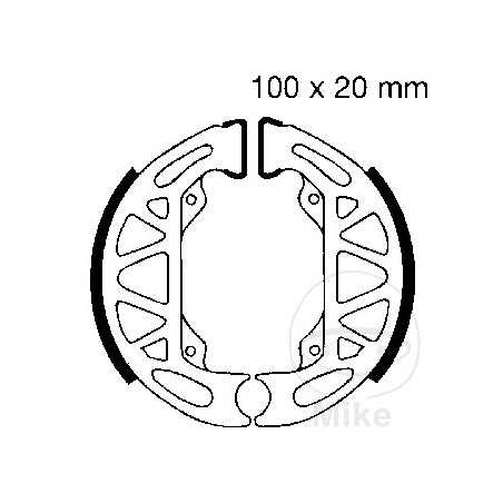 EBC spring brake shoes 737.93.81