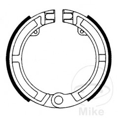 TRW brake shoes without spring 786.00.01