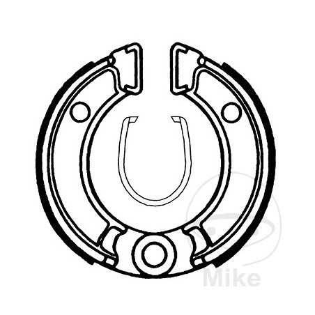 TRW brake shoes without spring 786.00.11