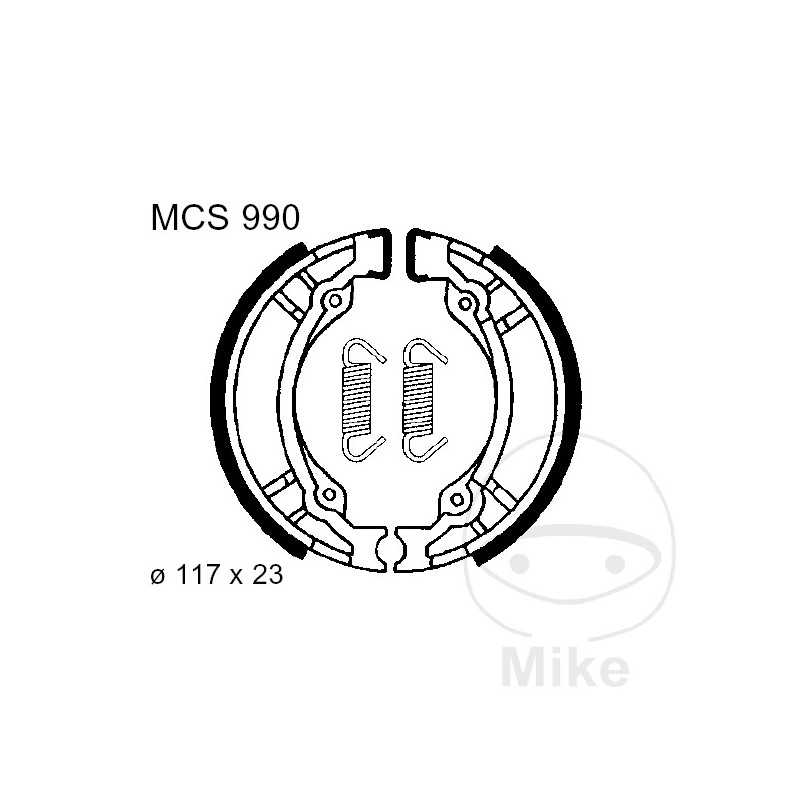 TRW spring brake shoes 786.00.26