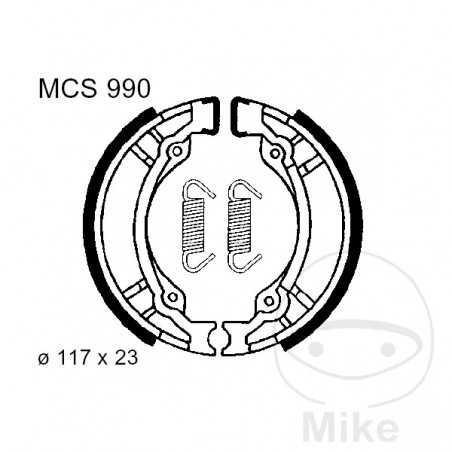 TRW spring brake shoes 786.00.26